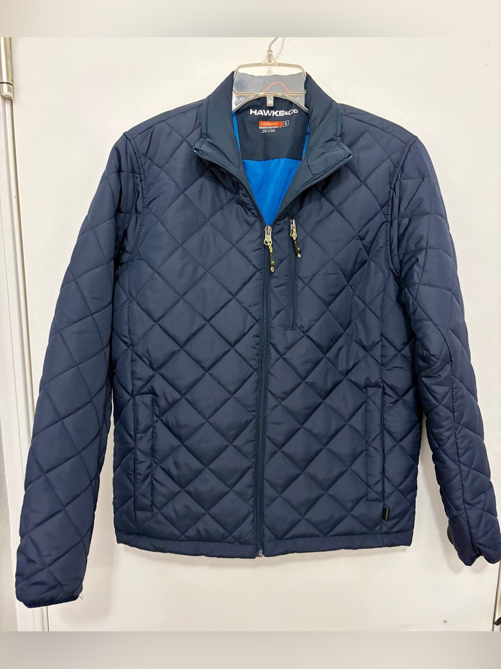 Hawke & Co Men's Quilted Navy Puffer Jacket